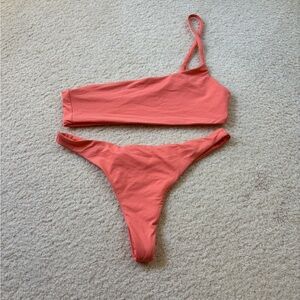 Toast Swim coral bikini set